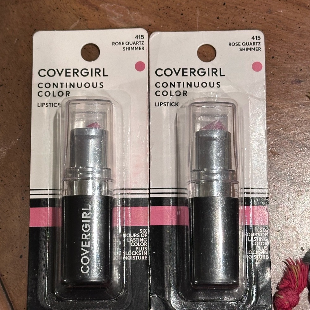 Last 2 COVERGIRL Rose Quartz Shimmer Lipstick Duo